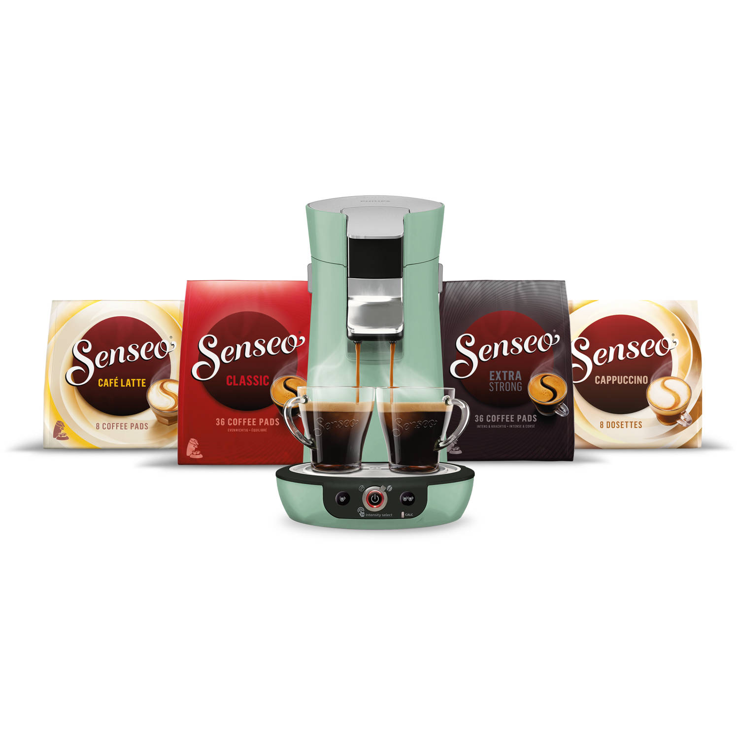 Philips SENSEO® Viva Café Select koffiepadmachine - groen |