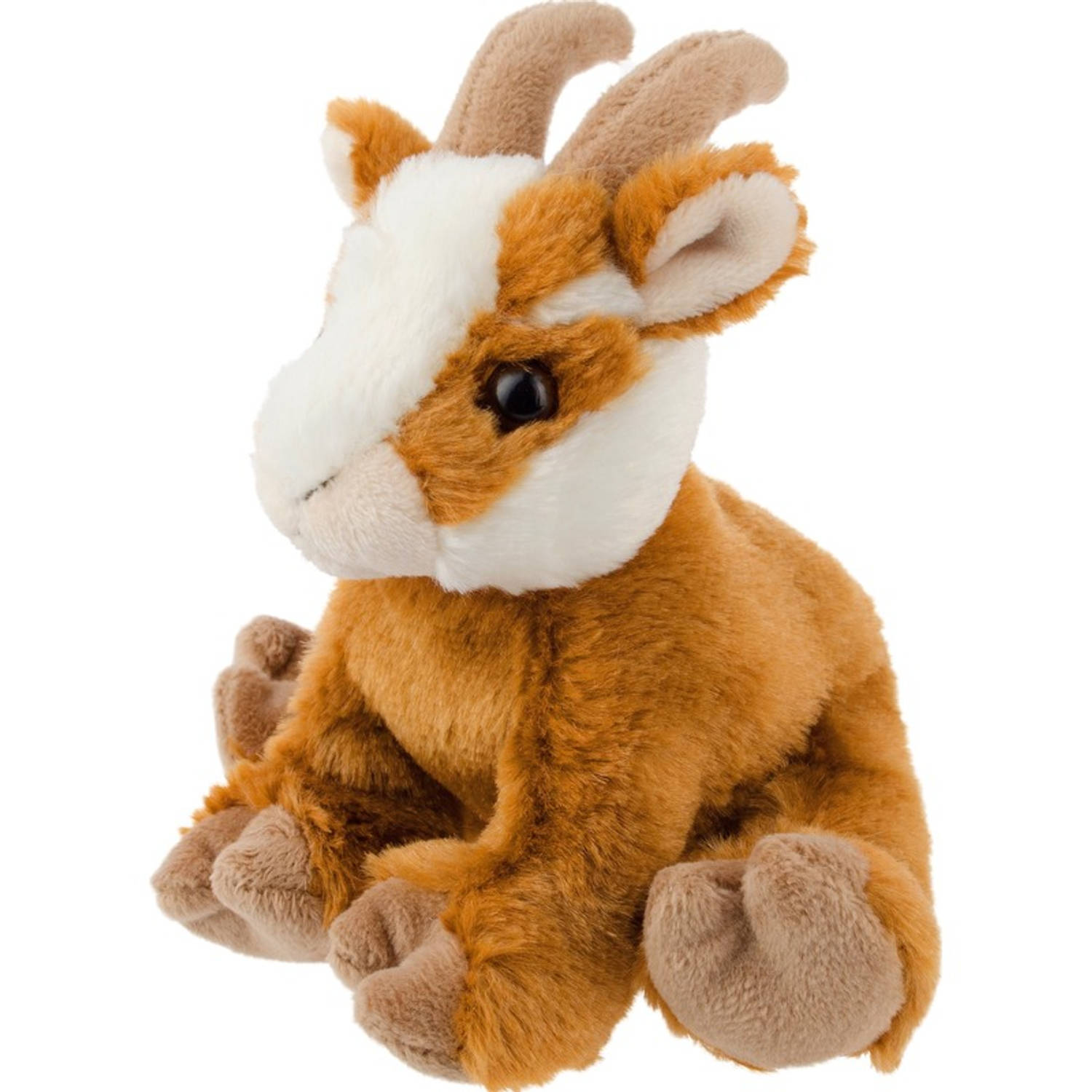 wenkbrauw Oneindigheid Worden Pluche bruine geit knuffel 13 cm - Geiten boerderijdieren knuffels -  Speelgoed voor kinderen | Blokker