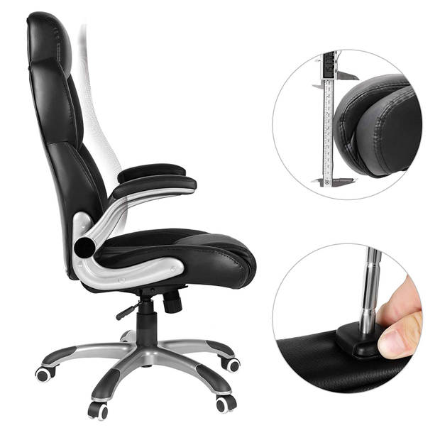 Luxe bureaustoel met verstelbare hoofdsteun