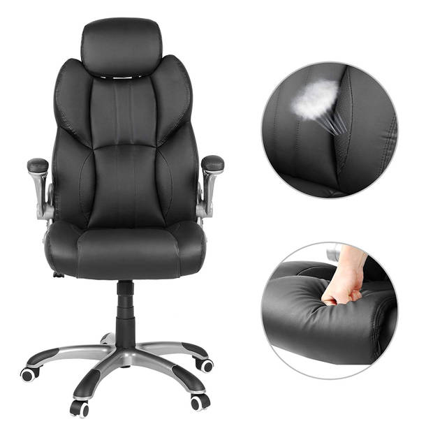 Luxe bureaustoel met verstelbare hoofdsteun
