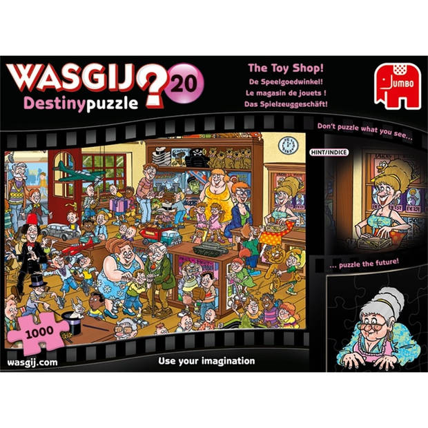 Jumbo puzzel Wasgij Destiny 20 INT - De Speelgoedwinkel - 1000 stukjes