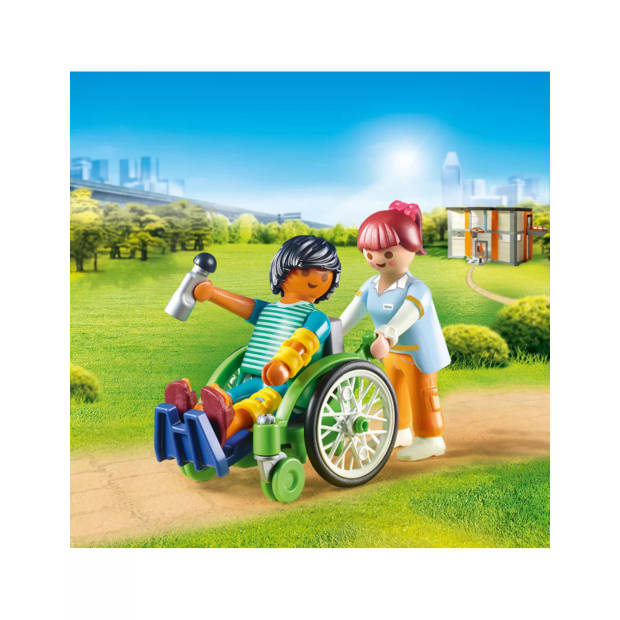 PLAYMOBIL City Life patient in rolstoel 70193