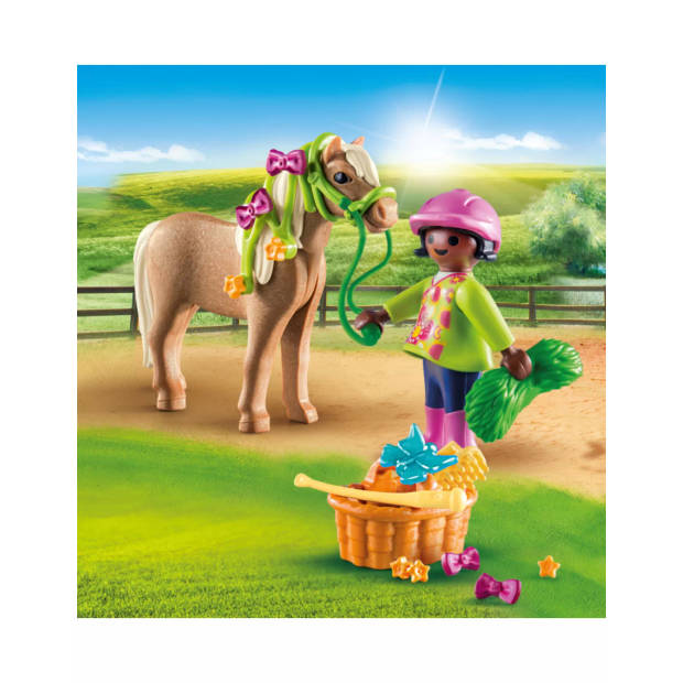PLAYMOBIL Special Plus meisje met pony 70060