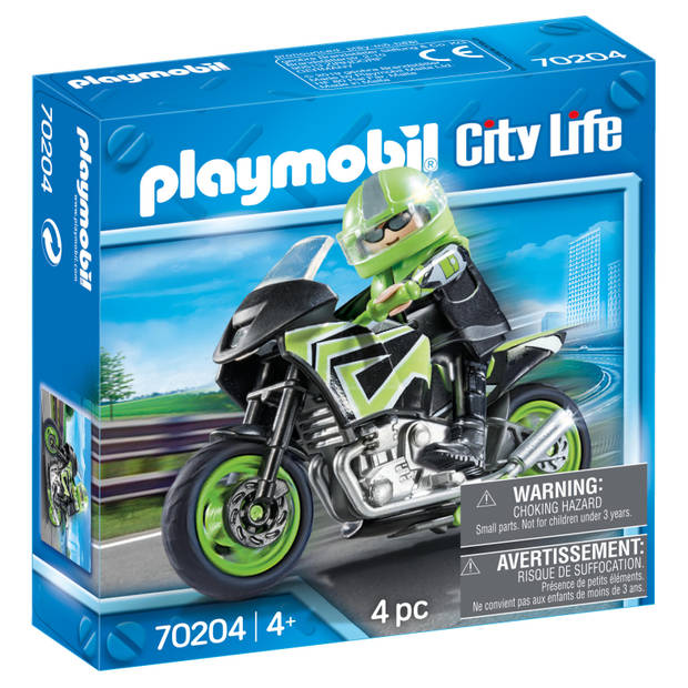 PLAYMOBIL City Life motorrijder 70204