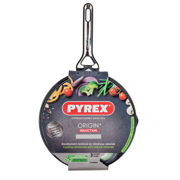 Pyrex Origin+ hapjespan - 26 cm - met deksel