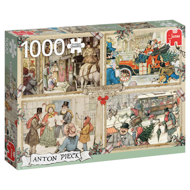 Jumbo Anton Pieck puzzel vrolijk kerstfeest - 1000 stukjes