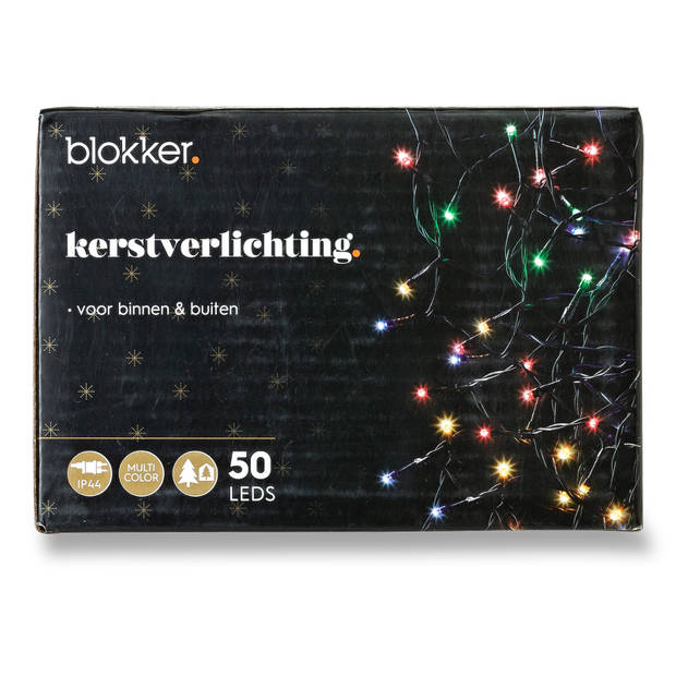 Blokker Kerstverlichting Multicolor 50LED 6,7 meter Blokker