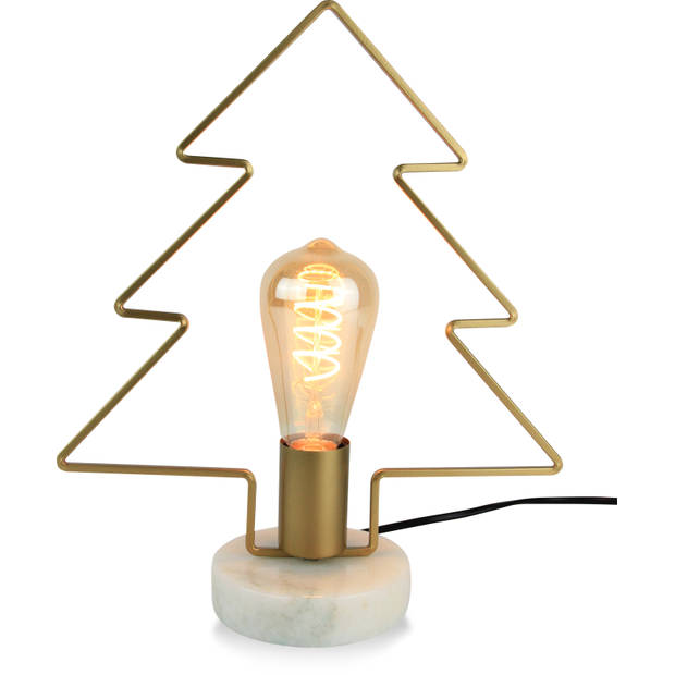 Blokker tafellamp Kerstboom - goud
