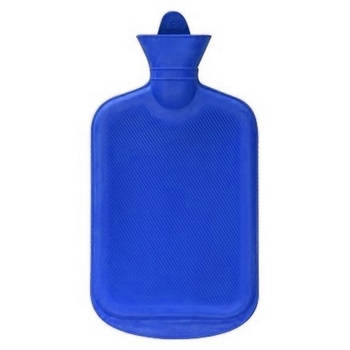 1x Winter waterkruik blauw 2 liter - Kruiken