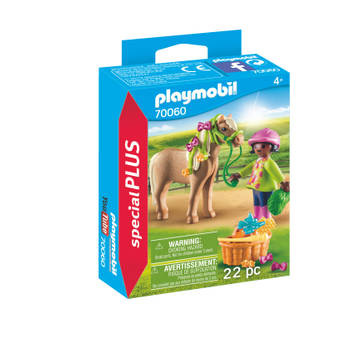 PLAYMOBIL Special Plus meisje met pony 70060