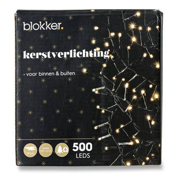 Blokker Kerstverlichting - 500 Leds - Warm Wit