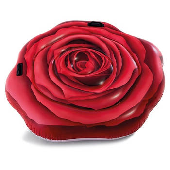 Intex luchtbed Red Rose 137 x 132 cm rood