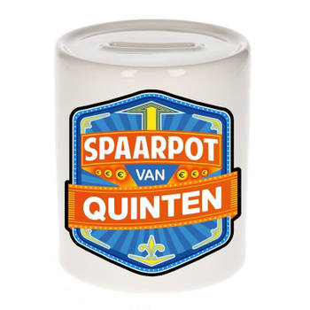 Vrolijke kinder spaarpot voor Quinten - Spaarpotten