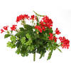 TopArt Kunst nep boeket geranium rood 40 cm - Kunstbloemen