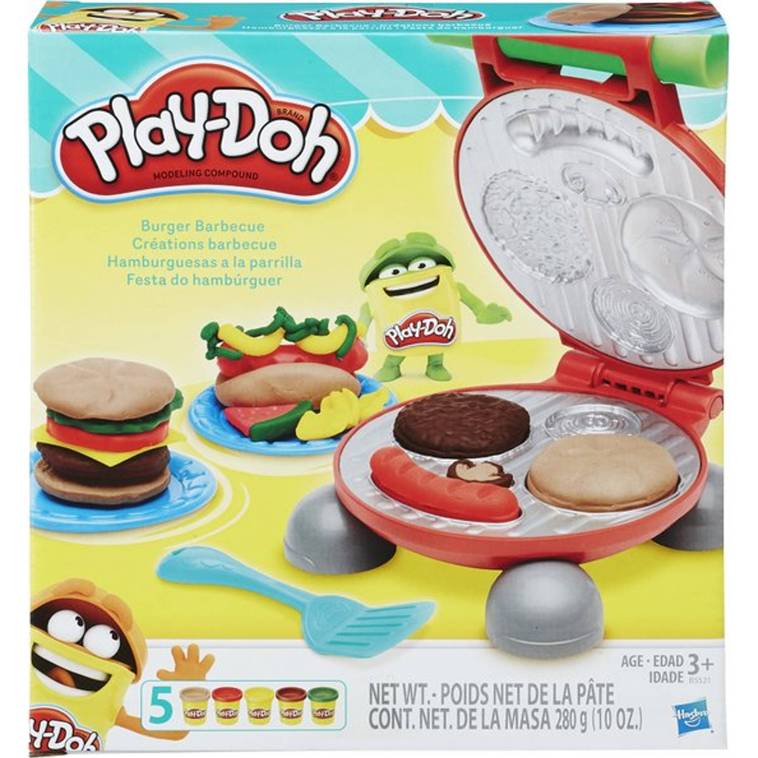 Hasbro Play-Doh Burger Barbecue Klei