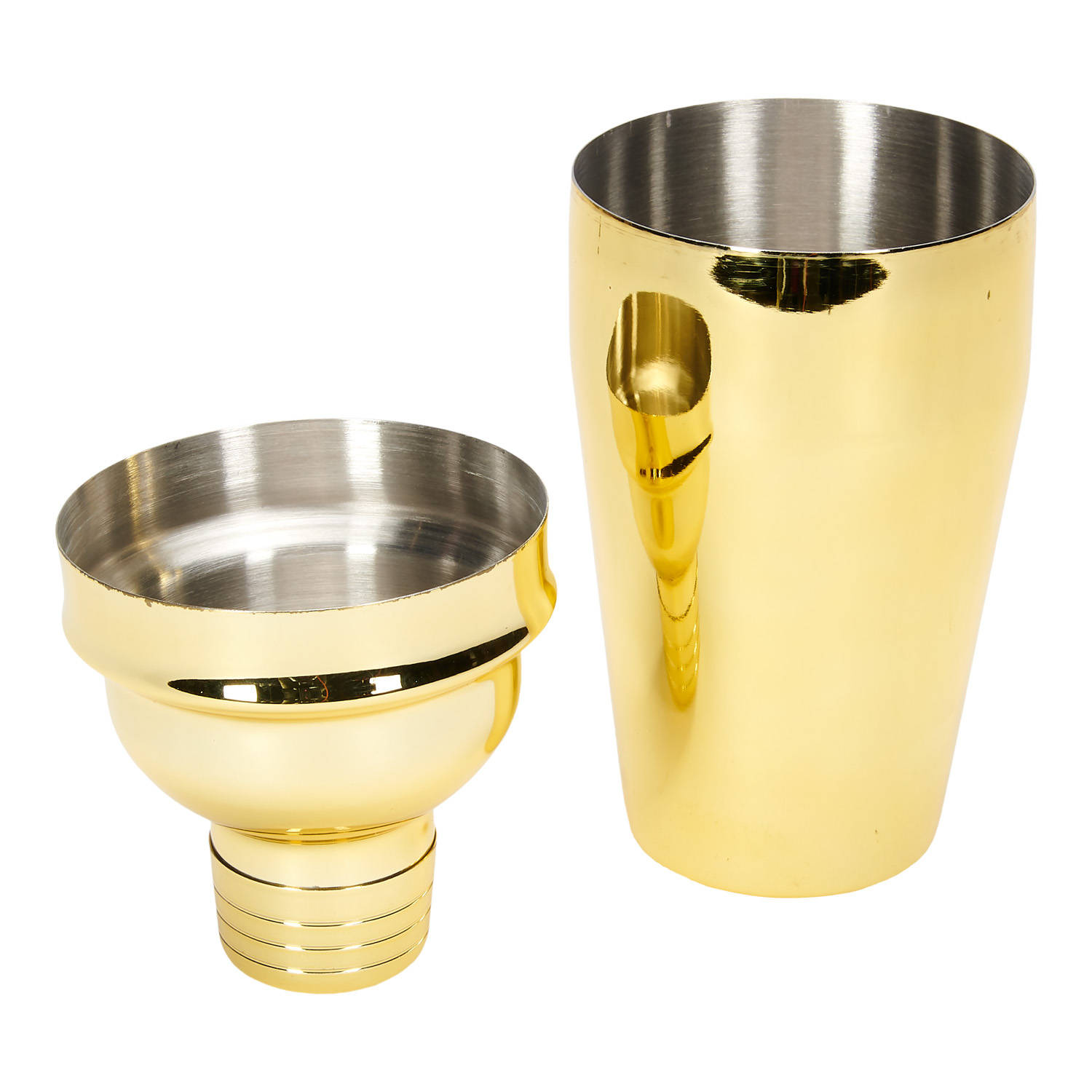 extase mengsel fenomeen Blokker cocktail shaker - 550 ml - goud | Blokker
