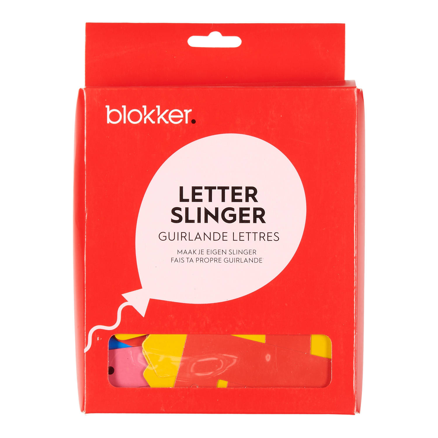 DIY letterslinger papier | Blokker