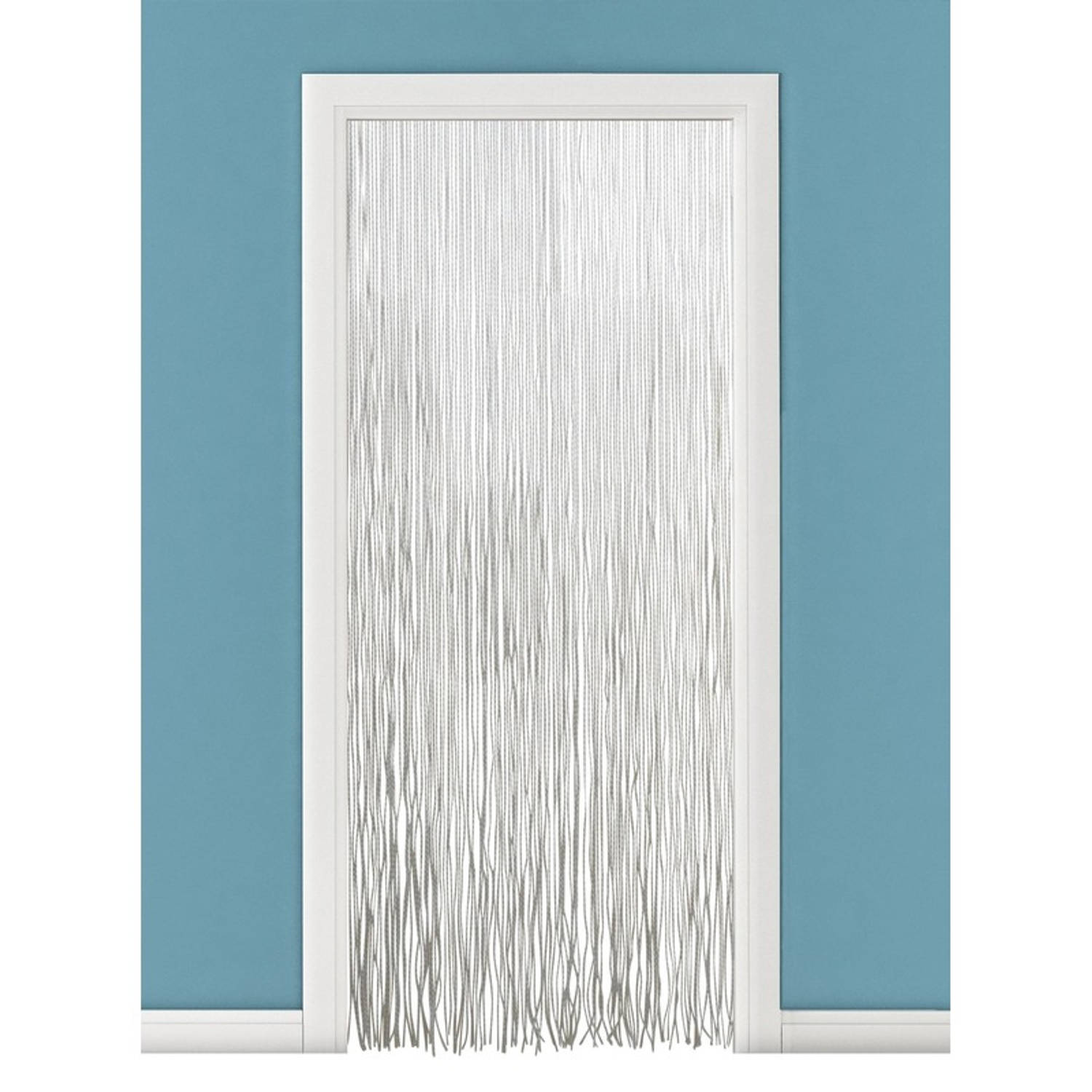 Vliegengordijn-deurgordijn PVC twist wit 90 x 220 cm Insectenwerende vliegengordijnen