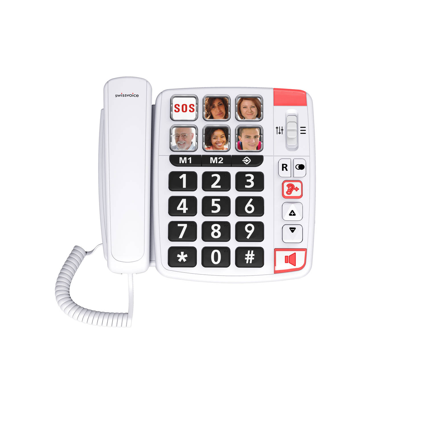 Swissvoice Xtra1110s Senioren vaste telefoon met fototoetsen