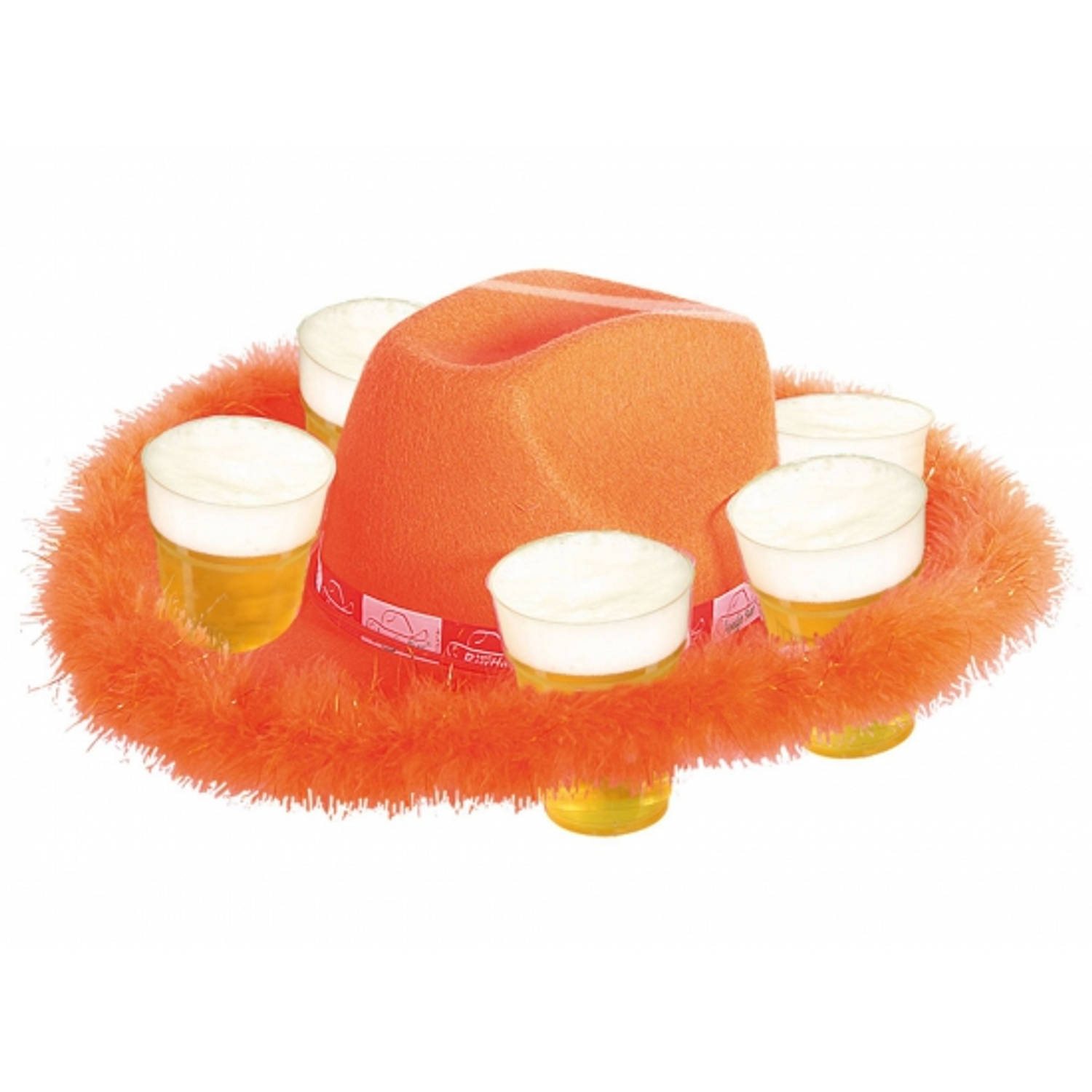 De neiging hebben vernieuwen lof Oranje bier hoed met bont | Blokker