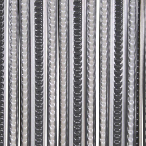 Vliegengordijn/deurgordijn PVC tris grijs 90 x 220 cm - Vliegengordijnen