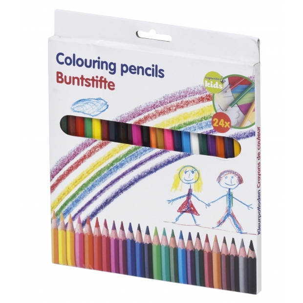 Pakket 6 paas placemats kleurplaten inclusief potloden - Hobbypakket