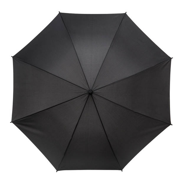 Falconetti® trendy paraplu met zwarte kunstofhaak, automaat windproof- ZWART Ø105cm
