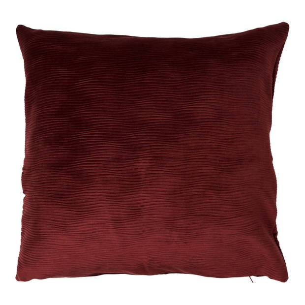 Blokker kussenhoes Houston - maroon - 45x45 cm