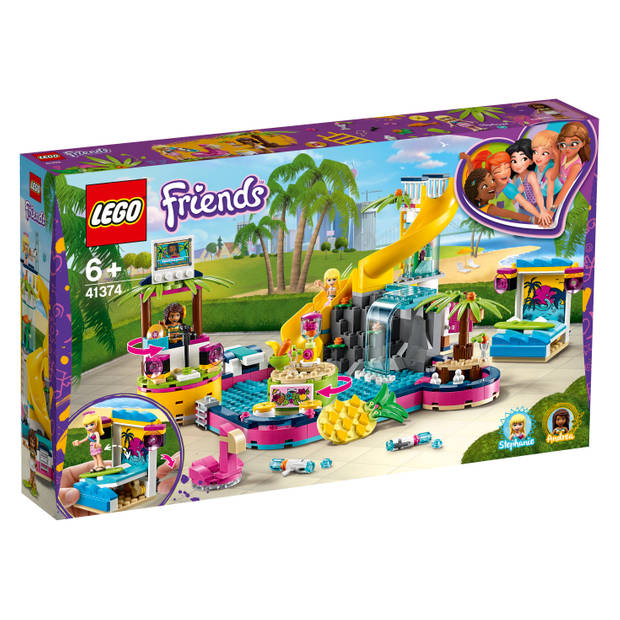 LEGO Friends Andrea's zwembadfeest 41374