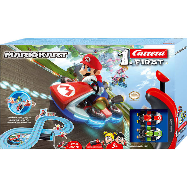 Carrera First racebaan Mario Kart 240 cm