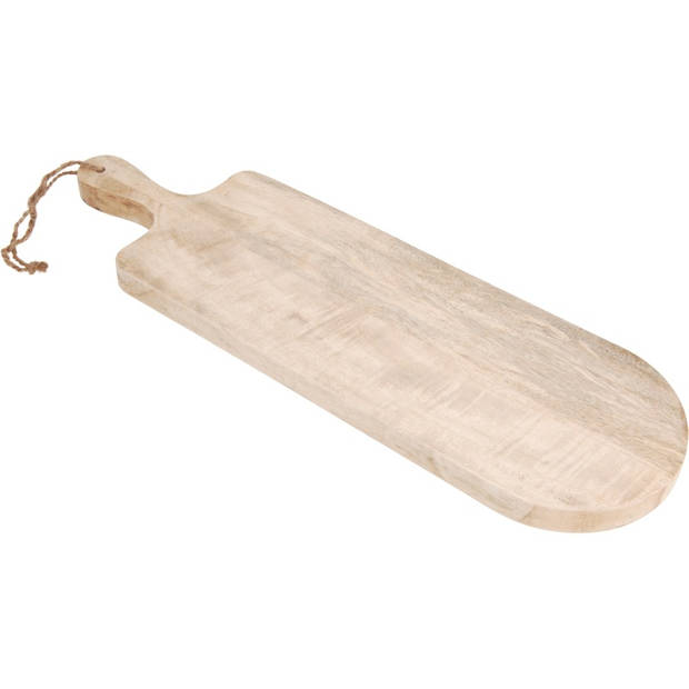 Mango houten snijplank/serveerplank 49 cm - Snijplanken/serveerplanken/kaasplanken van hout
