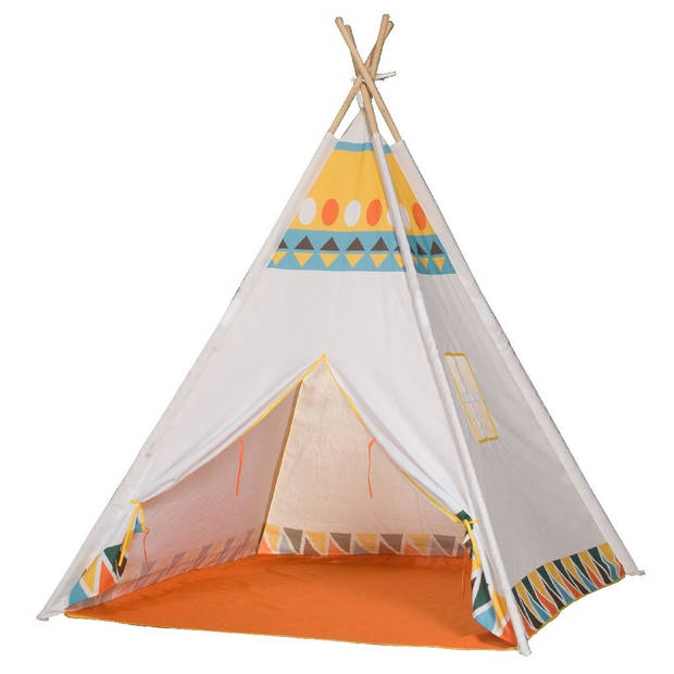 Outdoor Play Indianen tipitent 120 cm wit