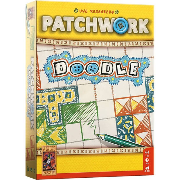 999 Games - Patchwork Doodle Bordspel