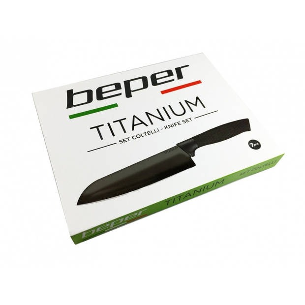 Beper CO.100 - Titanium 7 delige messenset