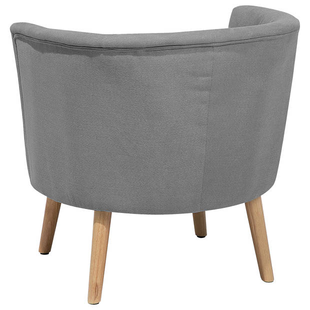 Beliani ODENZEN - Fauteuil-Grijs-Polyester