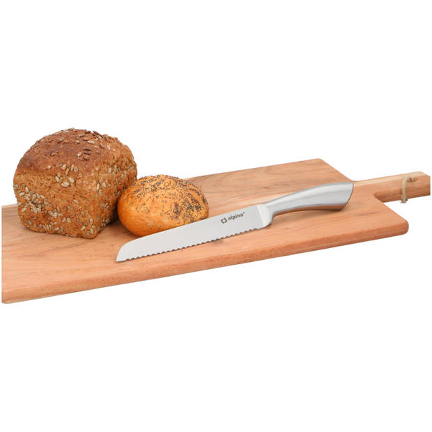 Broodmes roestvrij staal 33 cm - Broodmessen/Kartelmessen/Keukenmessen