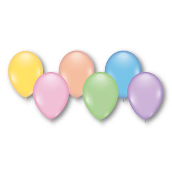 Blokker pastel ballonnen 10 stuks