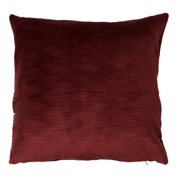 Blokker kussenhoes Houston - maroon - 45x45 cm