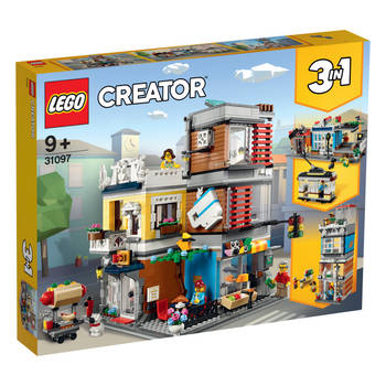 LEGO Creator 3in1 huis dierenwinkel en café 31097