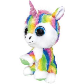 Lumo Stars knuffel Lumo Unicorn Dream multicolor 15 cm