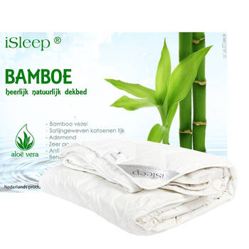 iSleep enkel dekbed Bamboo Comfort DeLuxe - 2-Persoons 200x220 cm