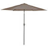 Madison Parasol Tenerife rond 300 cm taupe