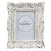 Clayre & Eef Witte Fotolijst 10*2*12 cm / 6*9 cm 2F0506