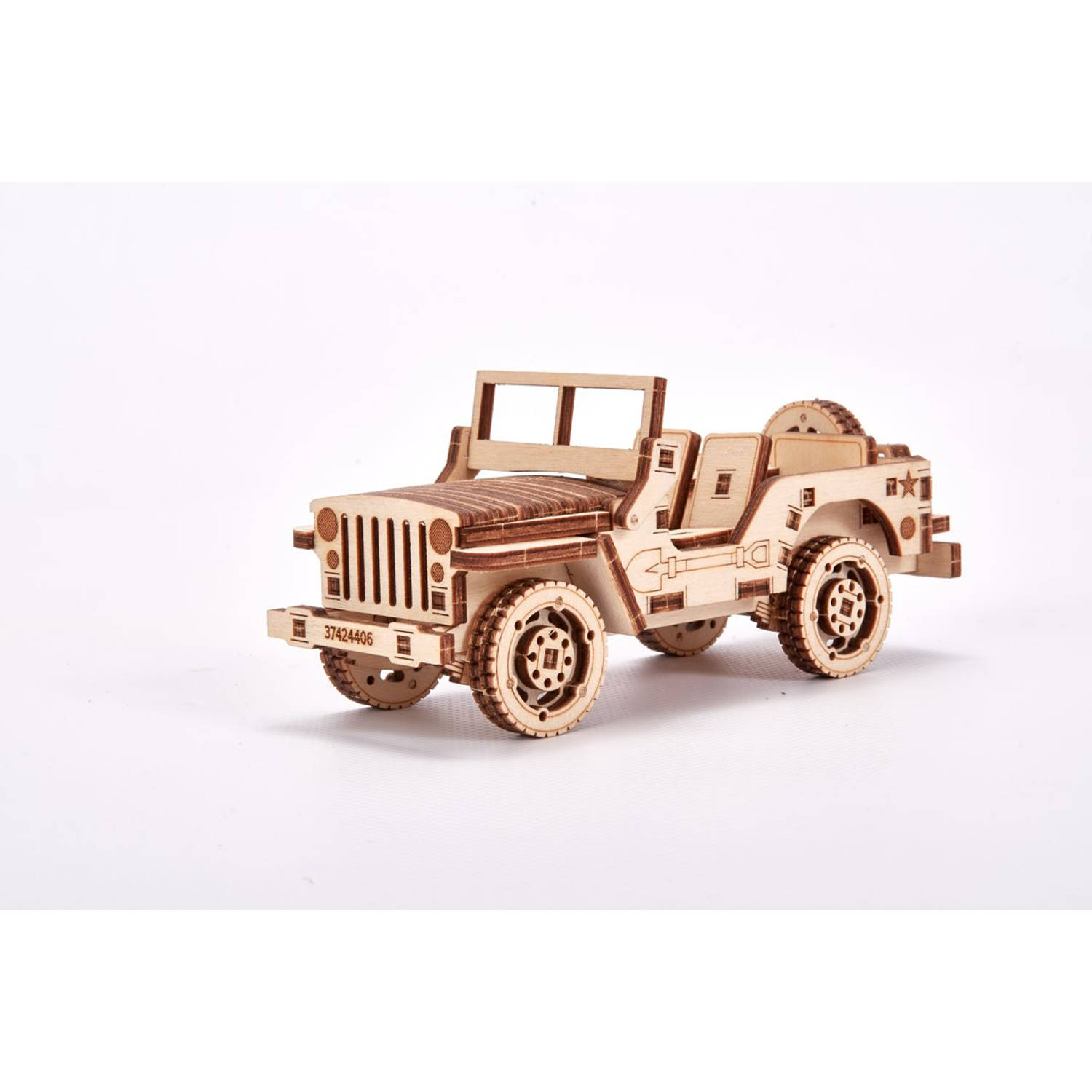 Wood Trick Jeep - Houten Modelbouw