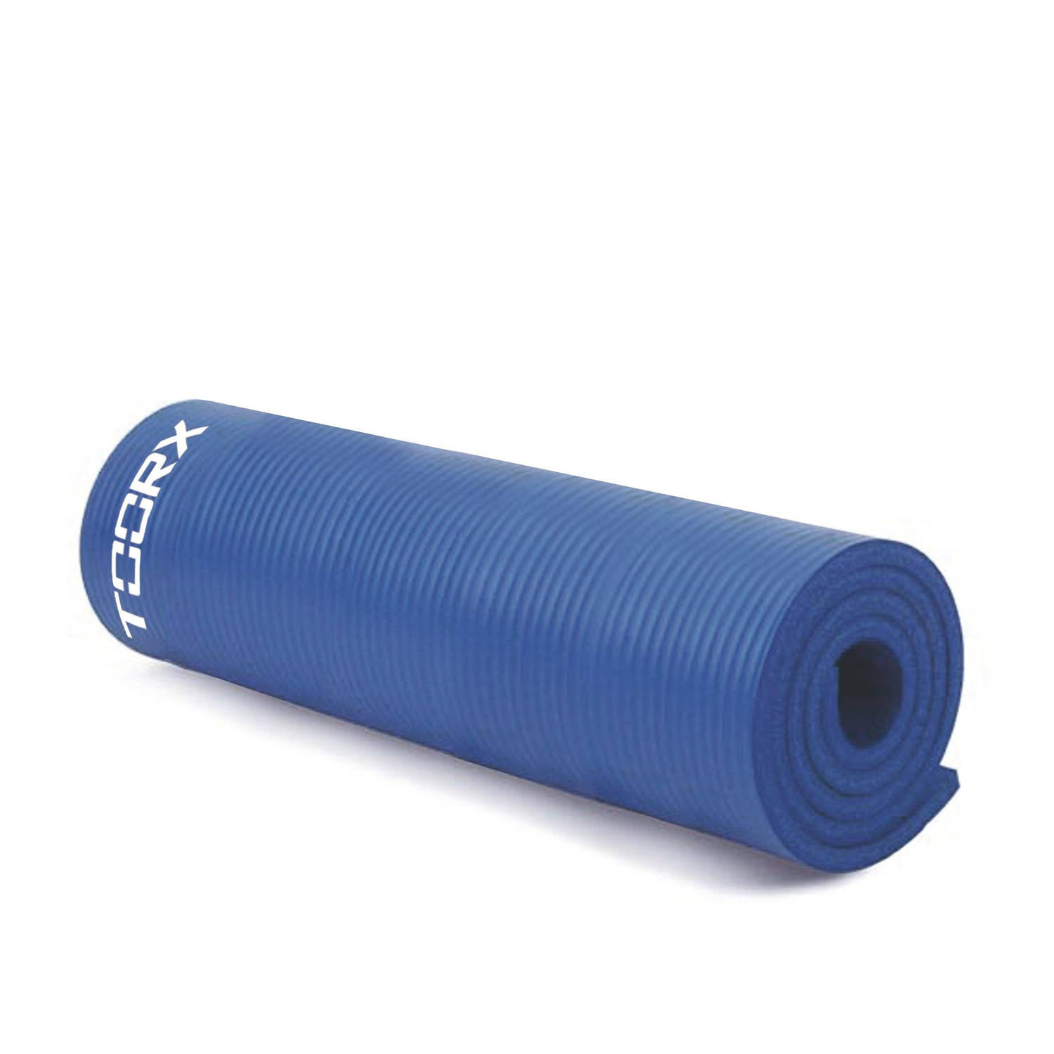 Toorx Fitnessmat - blauw - 172 x 61 cm - 1,5 cm dik - Antislip