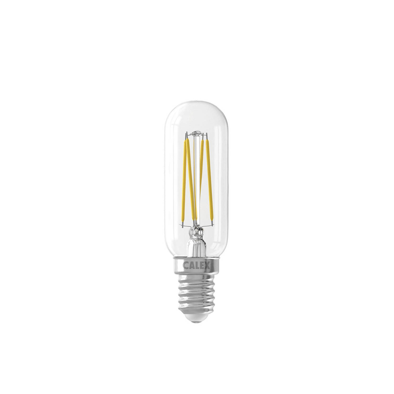 Calex LED volglas Filament Buismodel 220-240V 3,5W 310lm E14 T25x85, Helder 2700K Dimbaar
