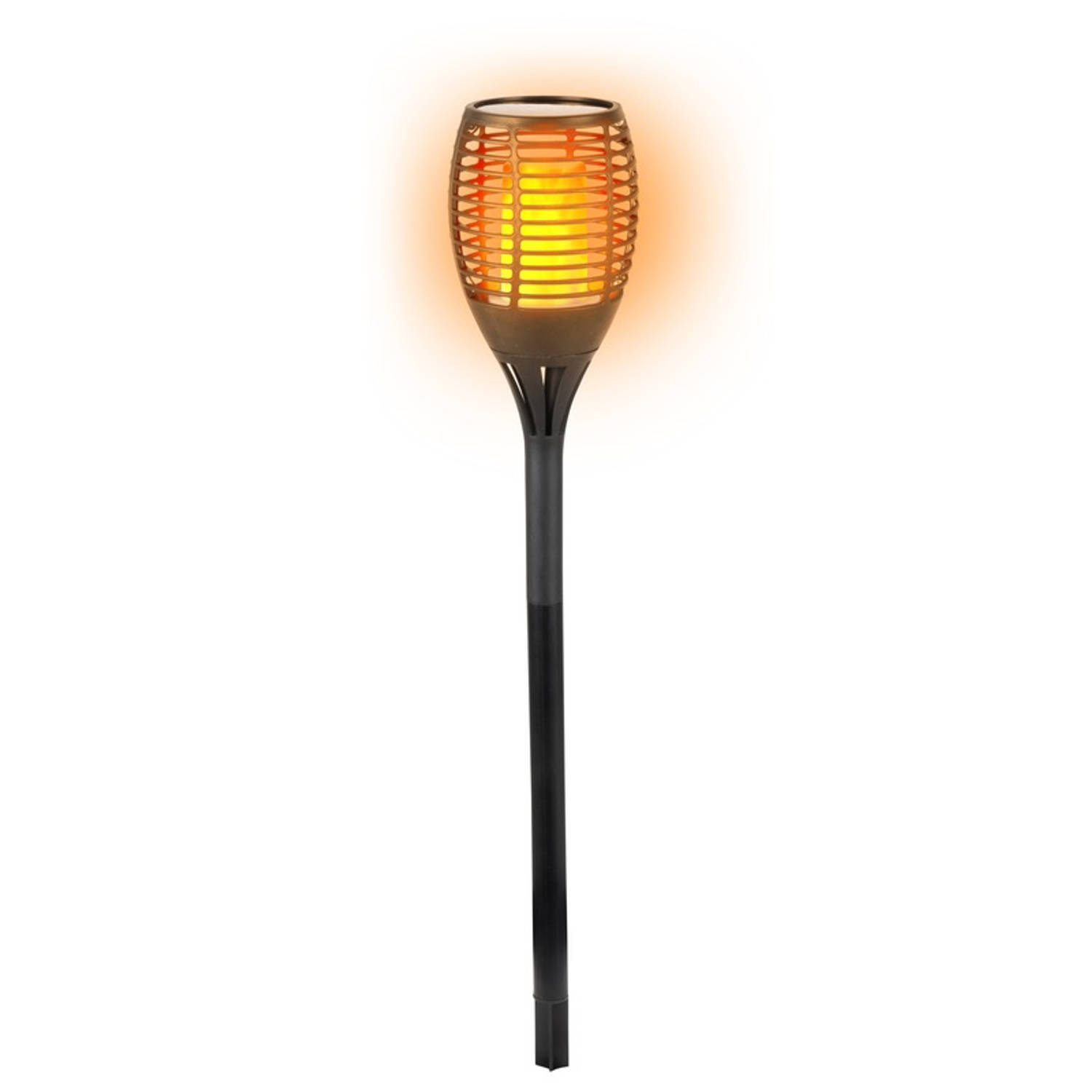 Solar LED tuinlamp flikkerende vlam-effect Grundig