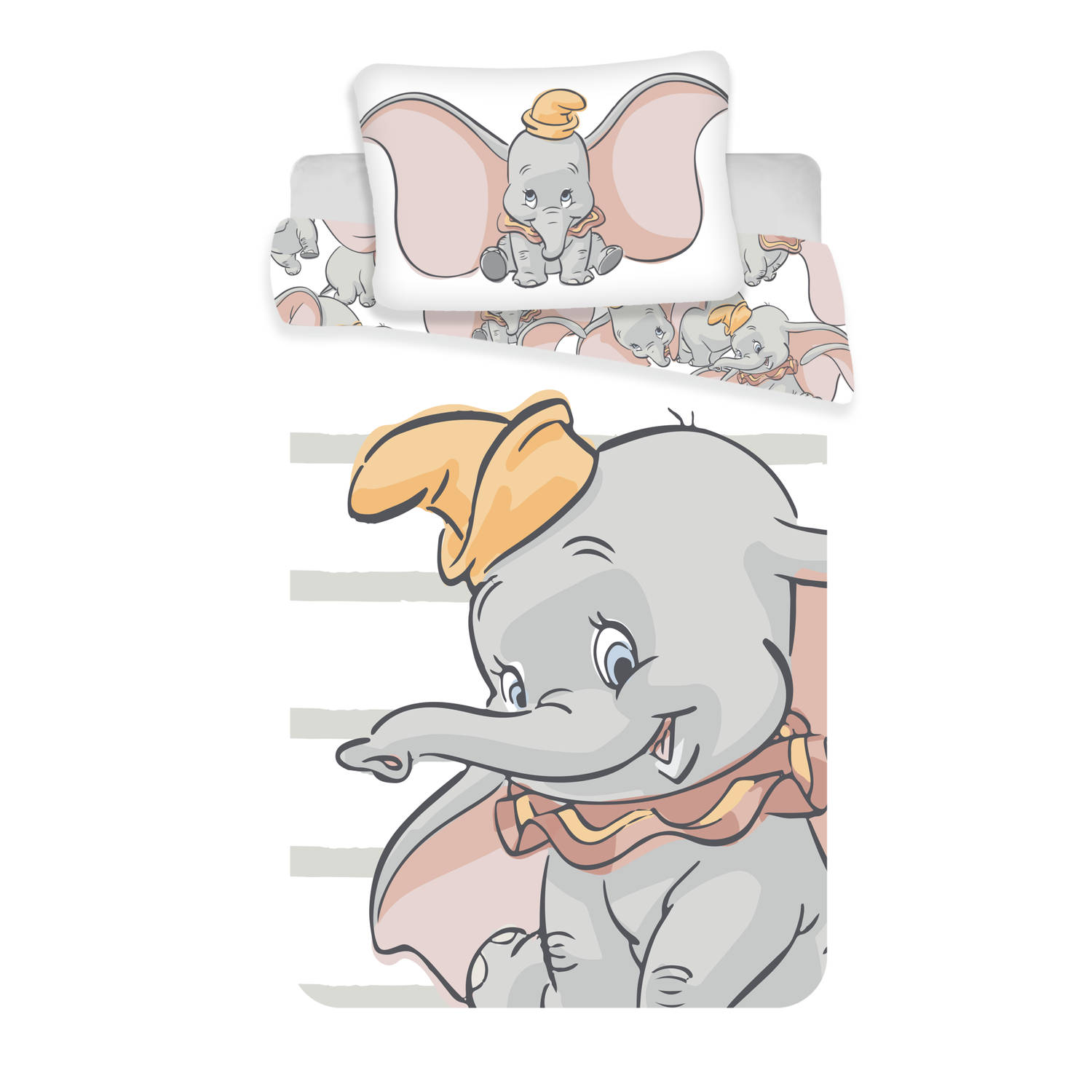 Disney Dumbo Little One BABY Dekbedovertrek - 100x135 cm - Multi