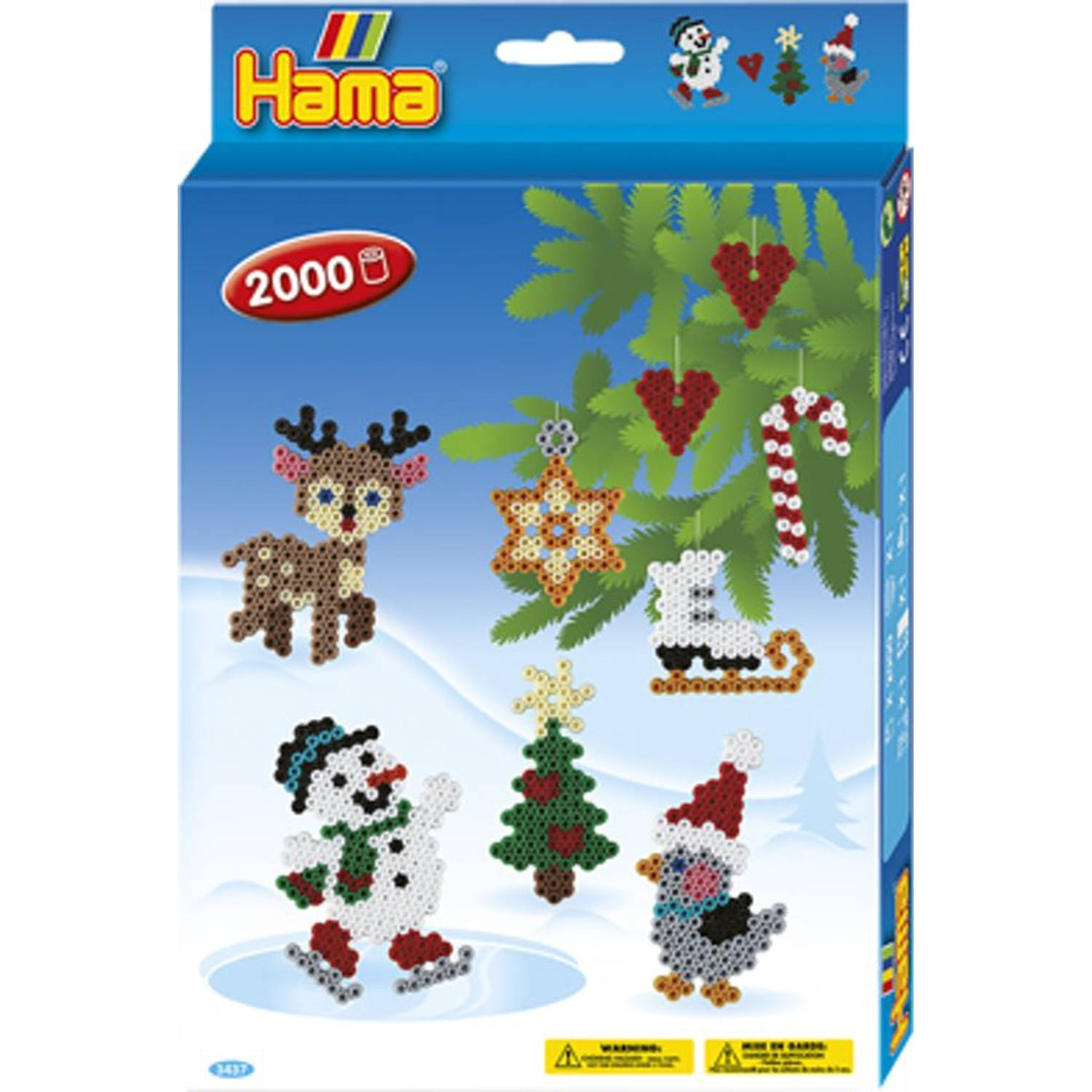 Hama strijkkralen Box 2000 kerst