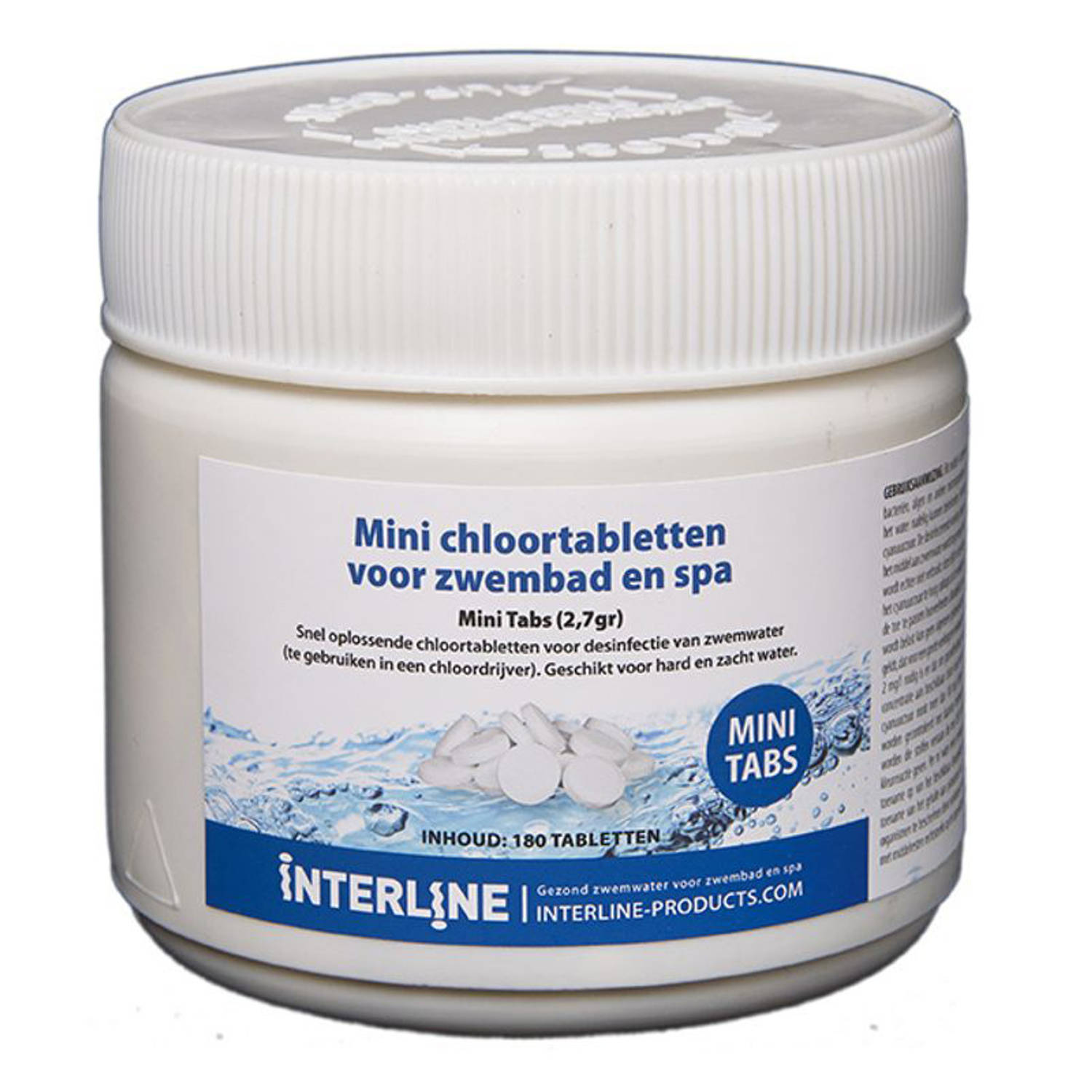 Interline Chloortabletten Mini Tabs 180 stuks